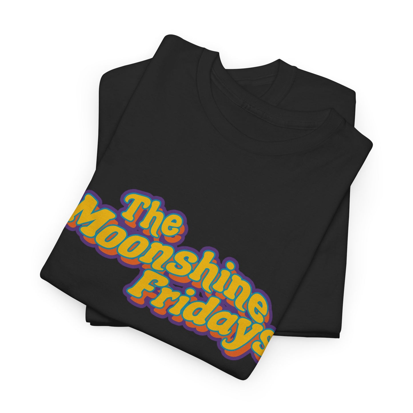Moonshine Fridays T-Shirt - Bodacious Black