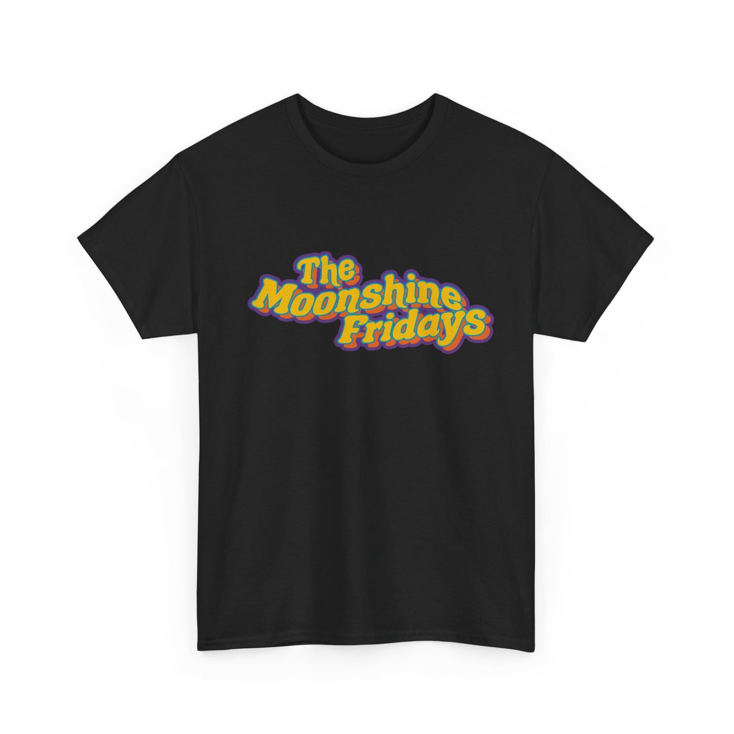 Moonshine Fridays T-Shirt - Bodacious Black