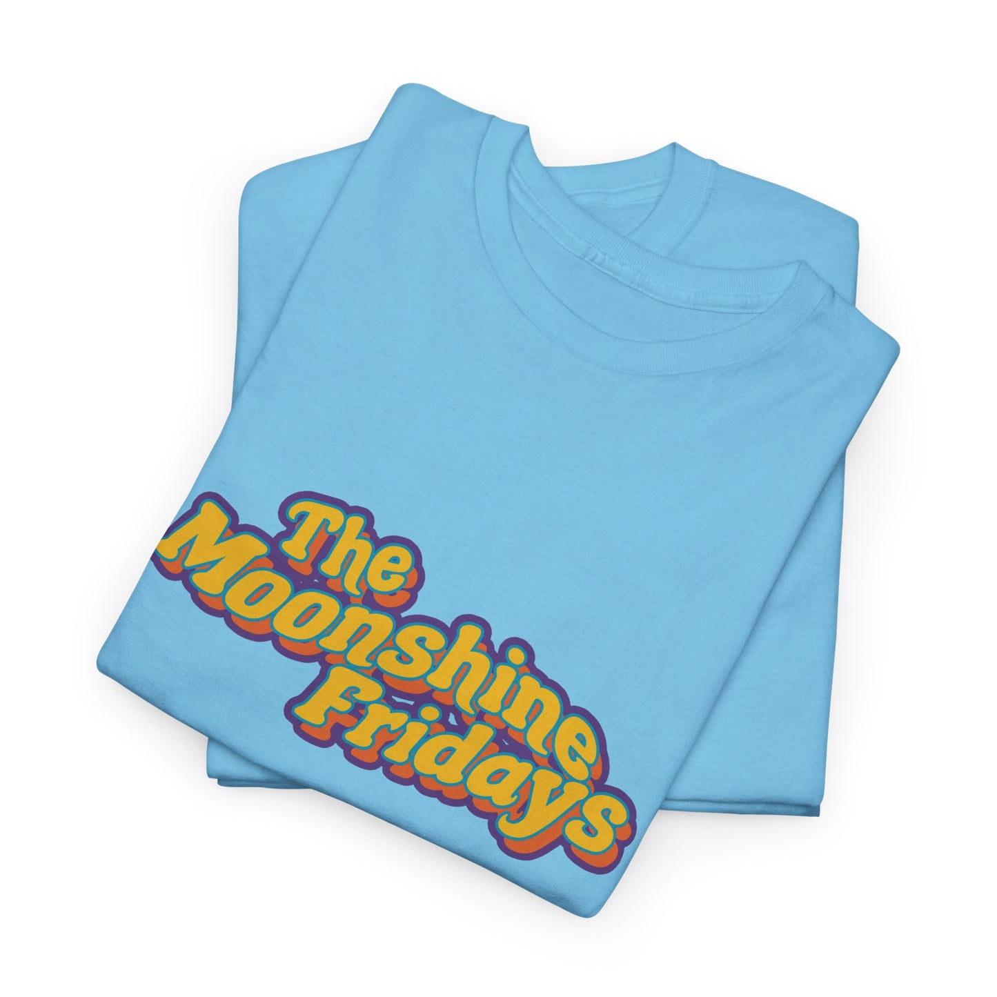 Moonshine Fridays T-Shirt - Groovy Blue