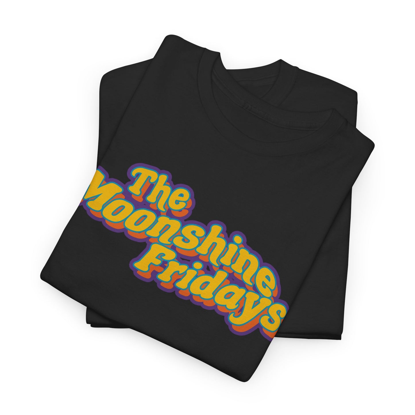 Moonshine Fridays T-Shirt - Bodacious Black